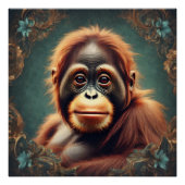 Orangutan no 5 Glossy Poster (Vorderseite)