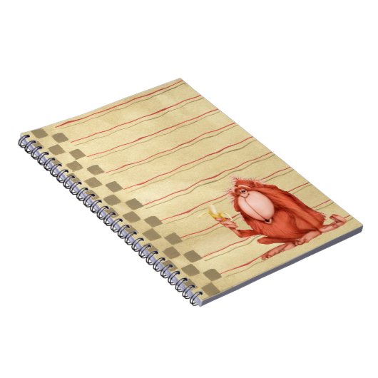 Orangutan - Notebook Notizblock (Rechte Seite)