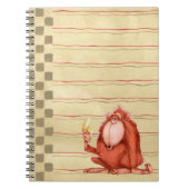 Orangutan - Notebook Notizblock (Vorderseite)