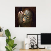 Orangutan Poster (Heimbüro)