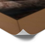 Orangutan Print Poster (Ecke)