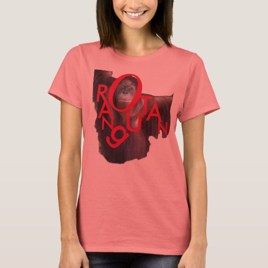 Orangutan-Rechtschreibung T-Shirt (Vorderseite)
