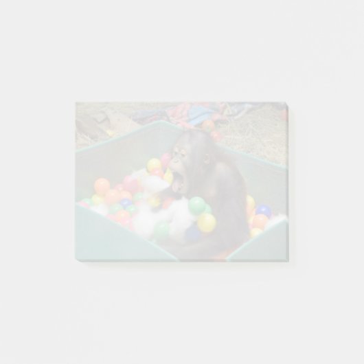 Orangutan Redd in den Post-it-Notes des Nationalpa Post-it Klebezettel (Vorderseite)