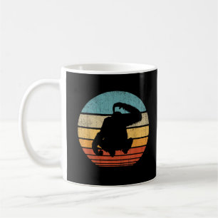 Orangutan Retro Vintag Sunset Mammal Animal Kaffeetasse