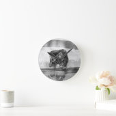 Orangutan Runde Wanduhr (Zuhause)