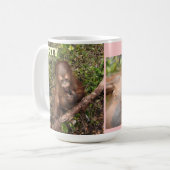 Orangutan sauber und schmutzig kaffeetasse (Vorderseite Links)