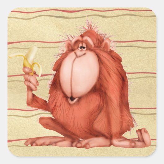 Orangutan - Stickers (Vorderseite)
