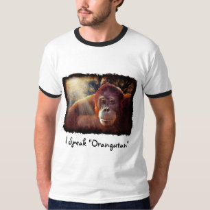 Orangutan Supporter Red Ape Wildlife Art Shirt