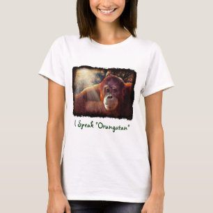 Orangutan Supporter Red Ape Wildlife Art Shirt