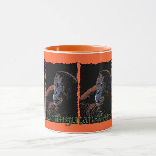 Orangutan-Tasse Tasse (Zentrum)