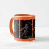 Orangutan-Tasse Tasse (Vorderseite Links)