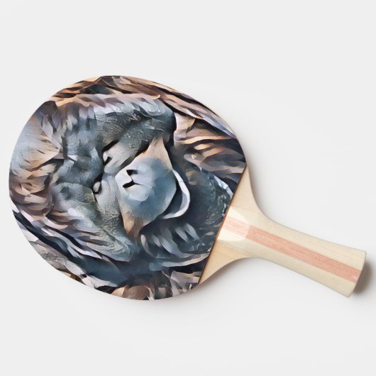 ORANGUTAN TISCHTENNIS SCHLÄGER (Seitenansicht)