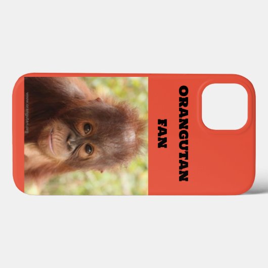 Orangutan Trudeau Case-Mate iPhone Hülle (Rückseite (Horizontal))