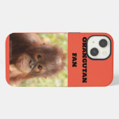 Orangutan Trudeau iPhone Hülle (Rückseite (Horizontal))