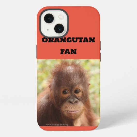 Orangutan Trudeau iPhone Hülle (Rückseite)