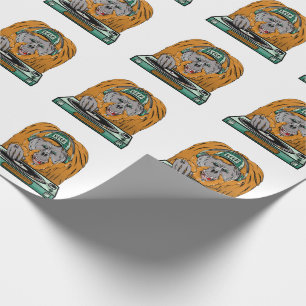 Orangutan-Turntable Geschenkpapier