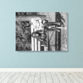 Orangutan und Junge im Nationalen Zoofoto Leinwanddruck (Insitu (Holzboden))