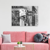 Orangutan und Junge im Nationalen Zoofoto Leinwanddruck (Insitu (Wohnzimmer))