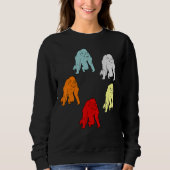 Orangutan Unterstützer Sweatshirt (Vorderseite)