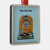 Orangutan Vinyl Record Ornament Aus Metall (Rechts)