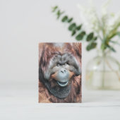 ORANGUTAN VISITENKARTE (Stehend Vorderseite)
