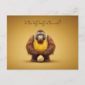 Orangutan Volleyball-Spieler Postkarte (Vorderseite)