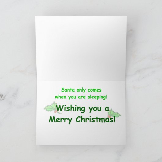 Orangutan Weihnachten (Innenseite)