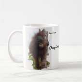 Orangutane in der Borneo-Kaffeezucht-Tasse Kaffeetasse (Links)