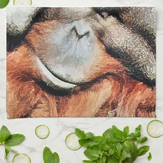 ORANGUTANS GESCHIRRTUCH (Gefaltet)