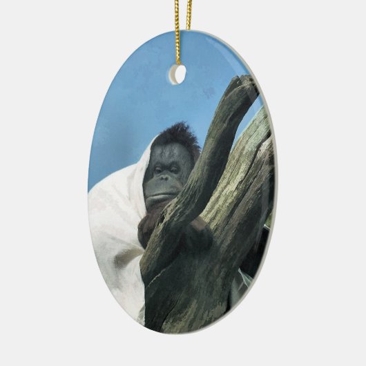 ORANGUTANS KERAMIKORNAMENT (Links)