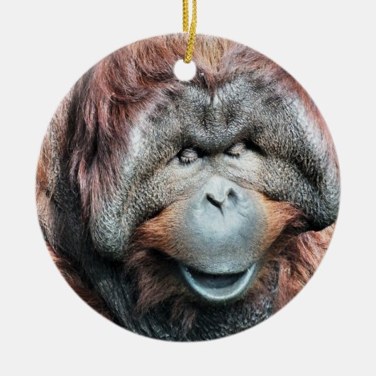 ORANGUTANS KERAMIKORNAMENT (Vorne)