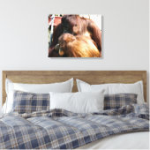 ORANGUTANS LEINWANDDRUCK (Insitu (Schlafzimmer))