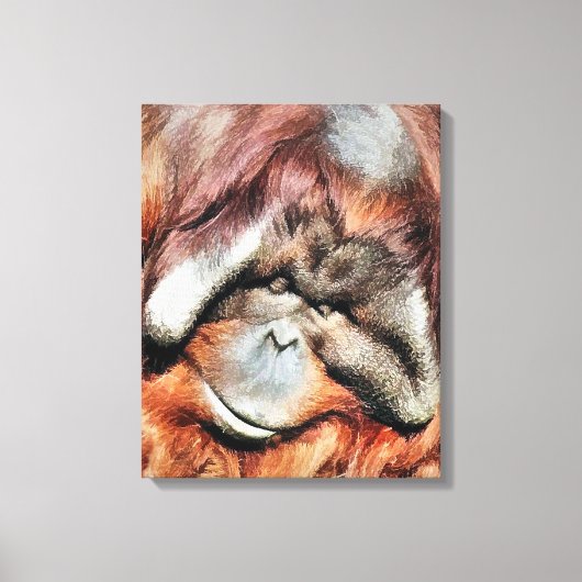 ORANGUTANS LEINWANDDRUCK (Vorderseite)