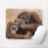 Orangutans Mousepad (Mit Mouse)