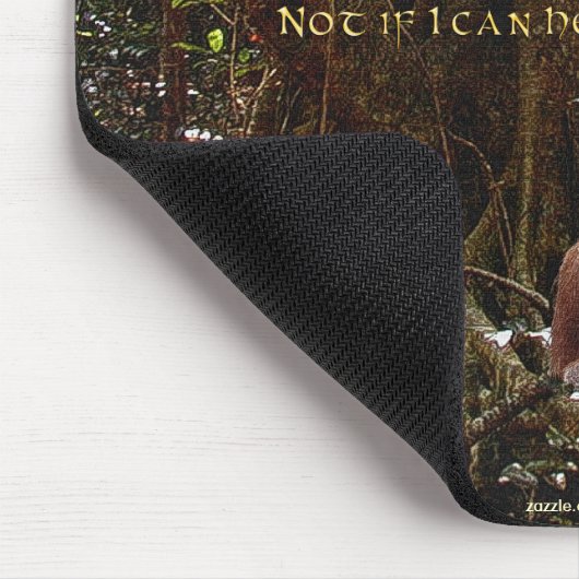 Orangutans & Regenwald Naturschutz Mousepad (Ecke)