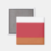 Orangy Ombre Magnet (Vorderseite/Rückseite)