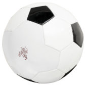 Orangy Red Dekordesign Fußball (Dreiviertel)