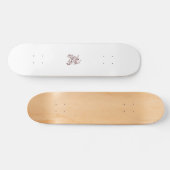 Orangy Red Dekordesign Skateboard (Horizontal)