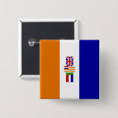 Oranje-blanje-blou Button (Vorne & Hinten)