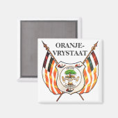 Oranje-Vrystaat Magnet (Vorderseite/Rückseite)