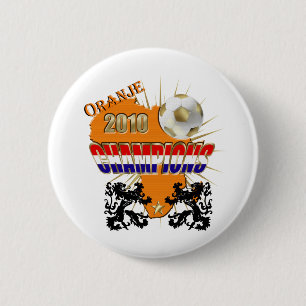 Oranje Wereldkampioen Weltmeister 2010 Button