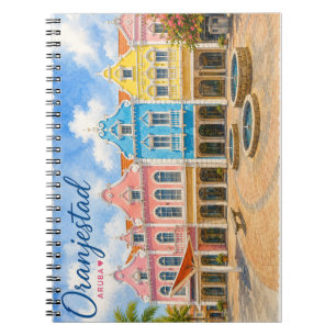 Oranjestad Aruba Karibikinsel Reise Souvenir Notizblock