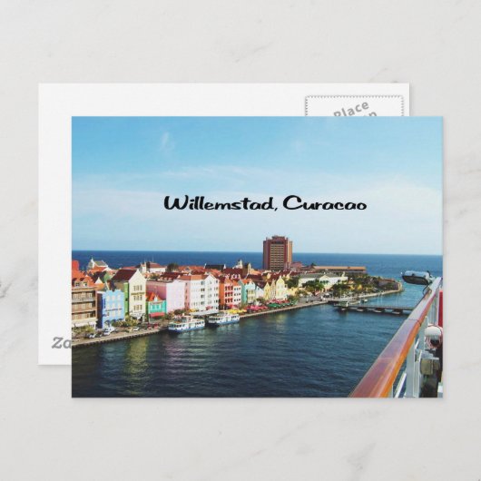 Oranjestad Aruba Postkarte (Vorne/Hinten)