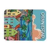 Oranjestad Aruba Reise Magnet (Horizontal)