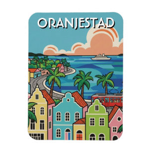 Oranjestad Aruba Reise Magnet
