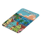 Oranjestad Aruba Reise Magnet (Linke Seite)