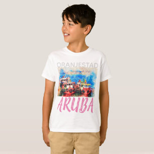 Oranjestad Aruba, Schlepper #2, Jungen T-Shirt