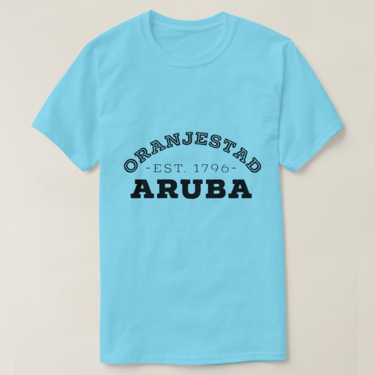 Oranjestad Aruba T-Shirt (Design vorne)