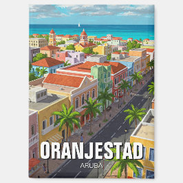 Oranjestad Aruba Travel Magnet