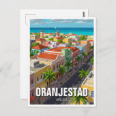 Oranjestad Aruba Travel Postkarte (Vorne/Hinten)